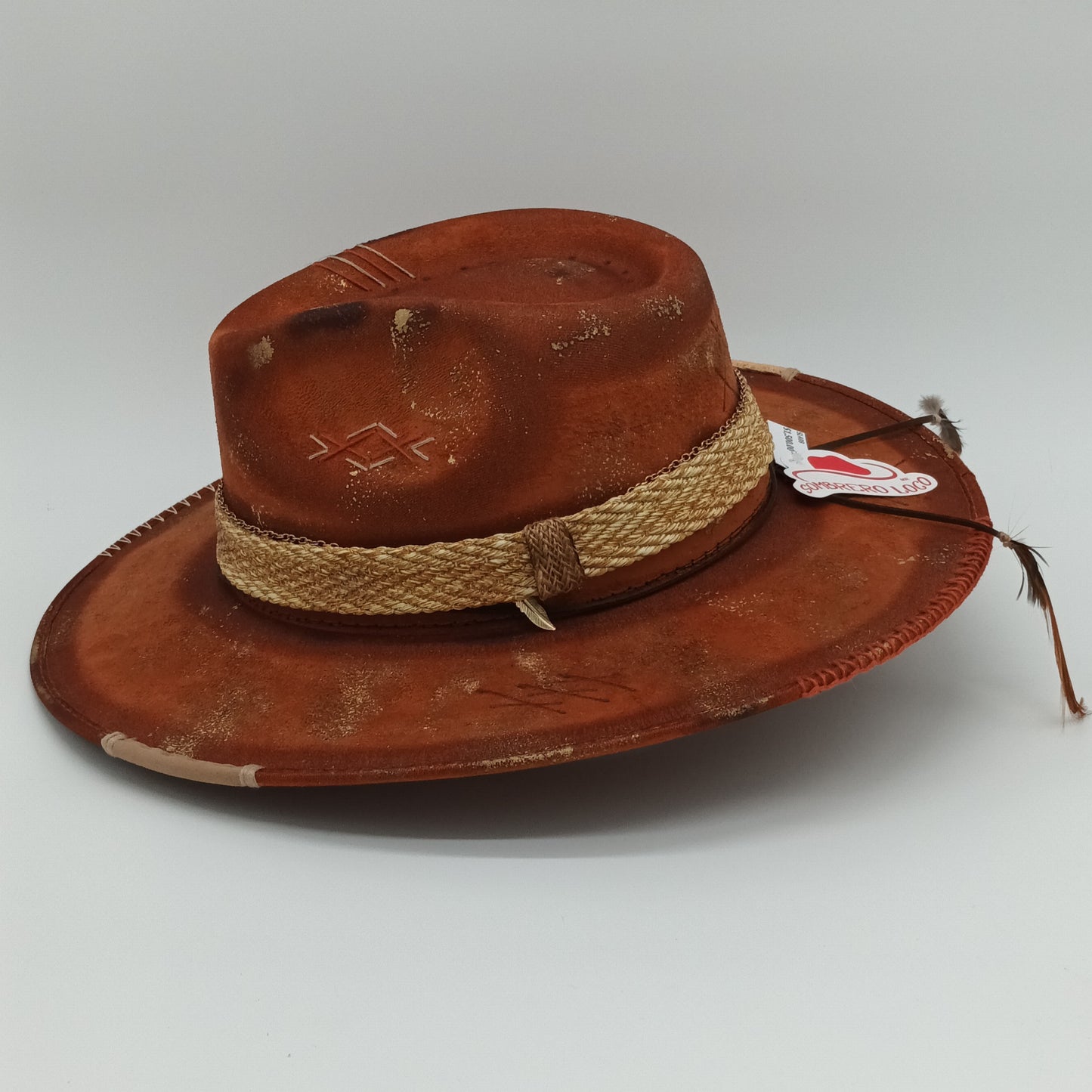 Sombrero Decorado 3 Gamuza Edición 2
