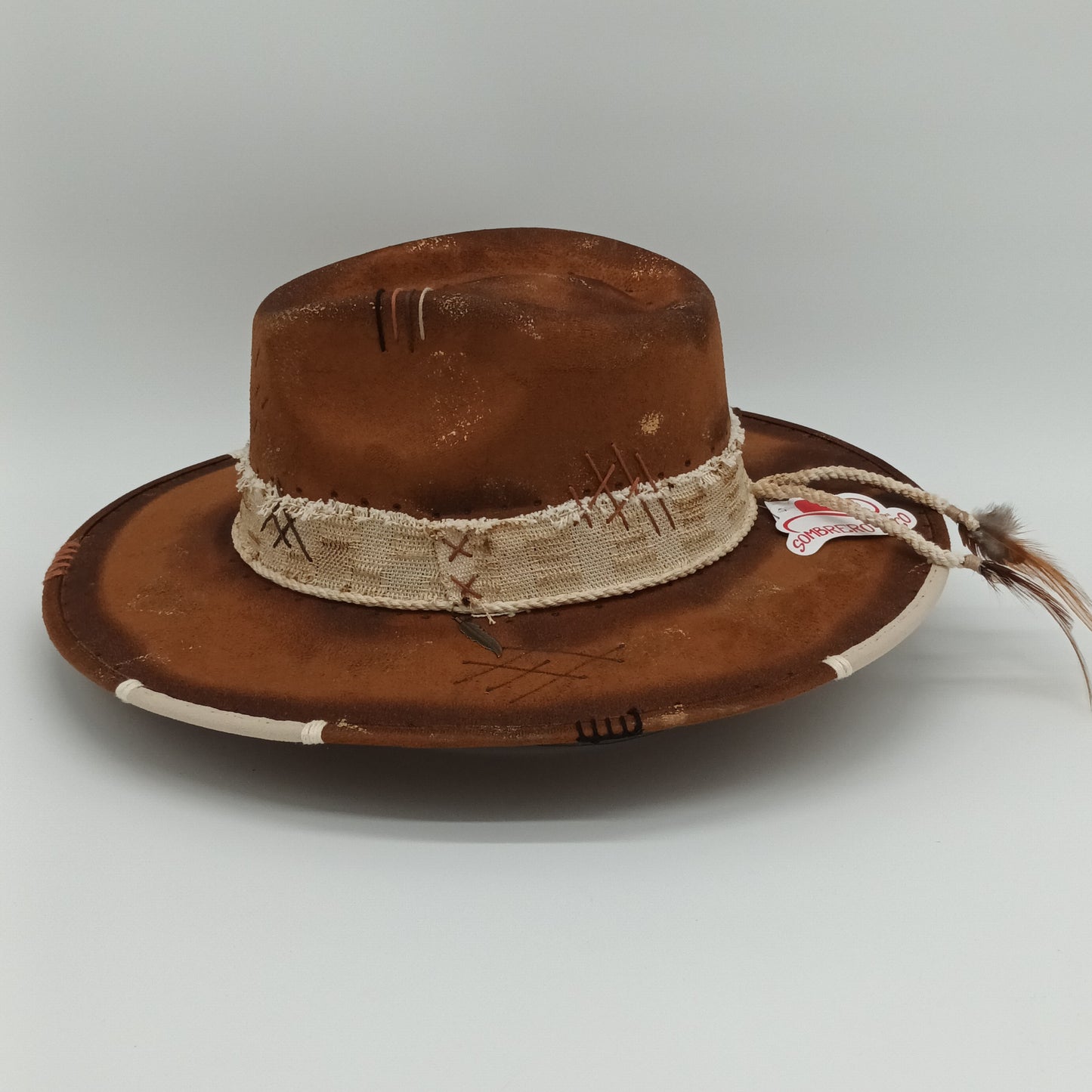 Sombrero Decorado 3 Gamuza Edición 2