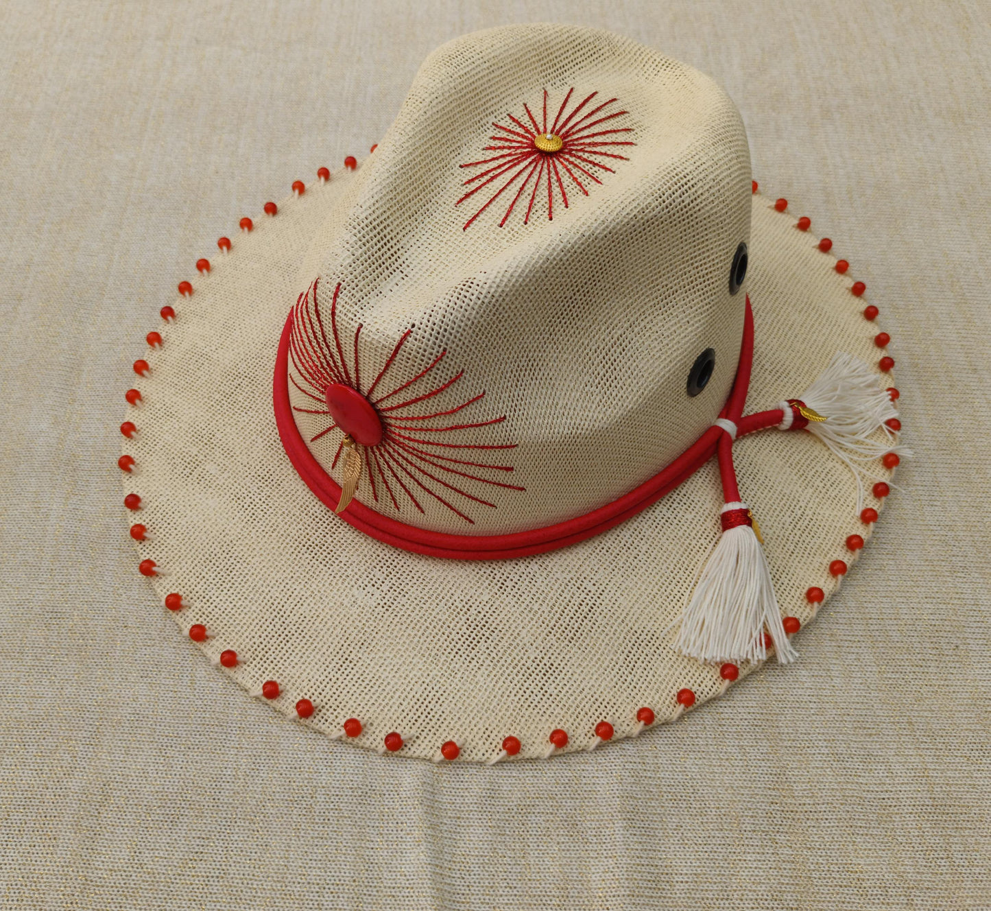 Sombrero Decorado 2 Yute