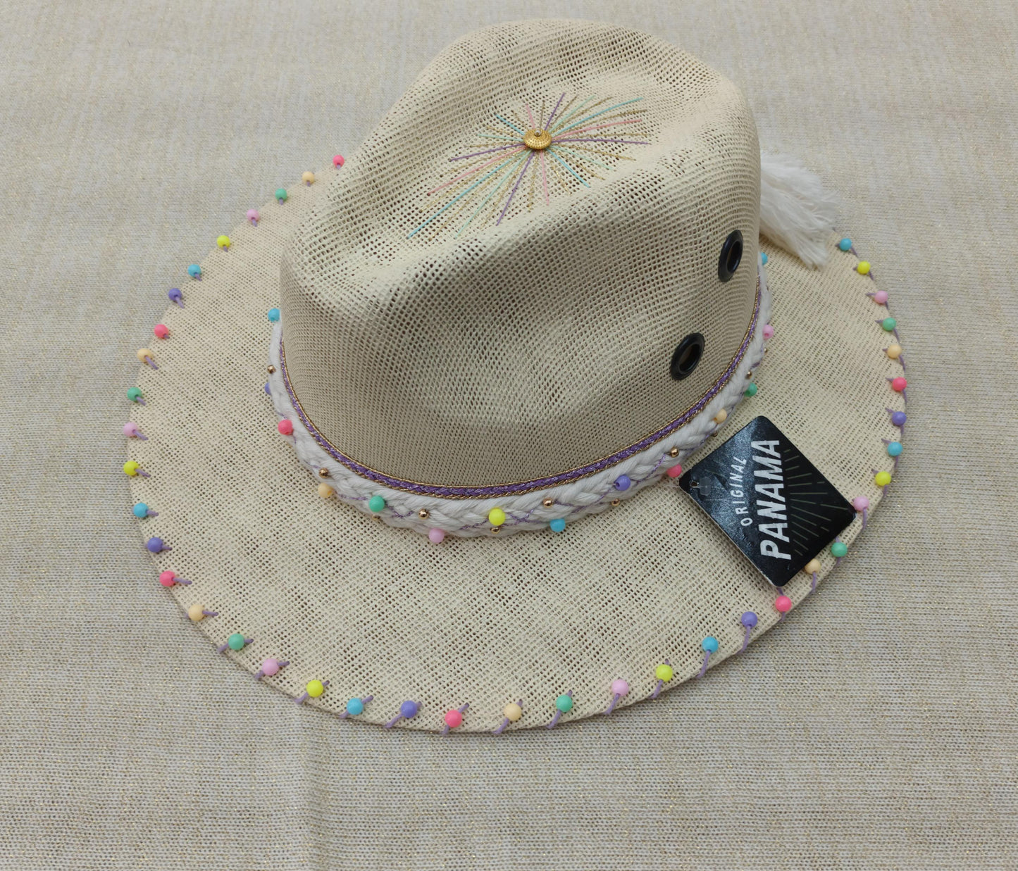 Sombrero Decorado 2 Yute