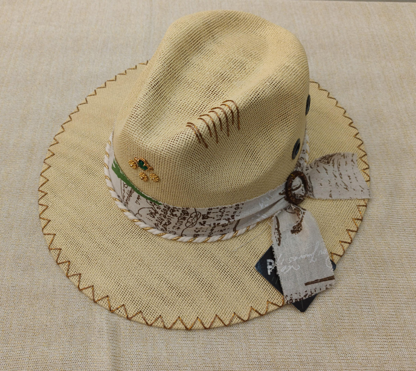 Sombrero Decorado 2 Yute