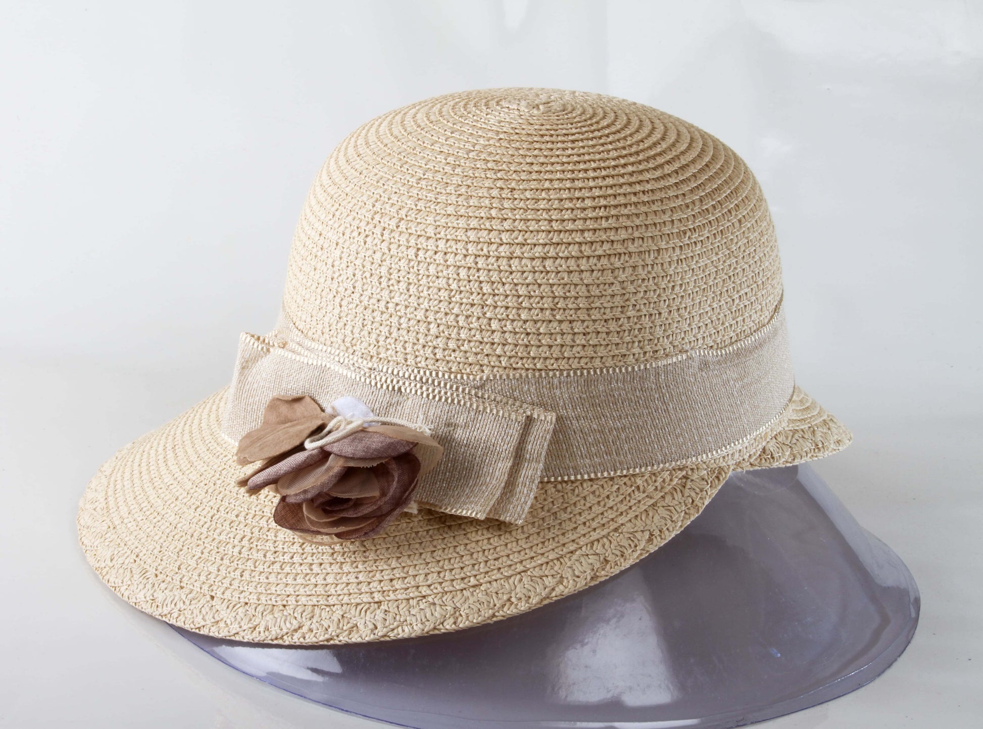 Visera Flor Café de Lado