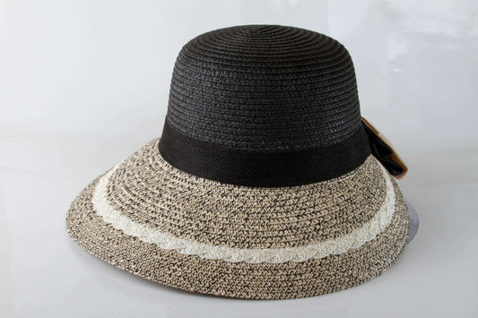 Visera 2 Colores Trenza en Medio