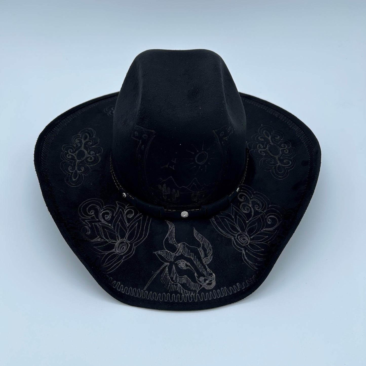 Texano Americano Grabado